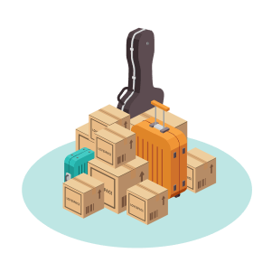 Student storage at Homes for Students